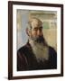 Self-Portrait 1873-Camille Pissarro-Framed Giclee Print