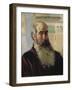 Self-Portrait 1873-Camille Pissarro-Framed Giclee Print