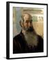 Self Portrait, 1873-Camille Pissarro-Framed Giclee Print