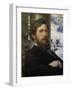 Self-Portrait 1875-76-Arnold Böcklin-Framed Giclee Print