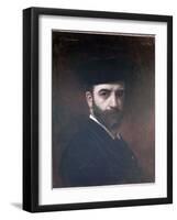 Self Portrait, 1876-Leon Joseph Florentin Bonnat-Framed Giclee Print