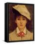 Self-Portrait, 1877-Louise Jopling-Framed Stretched Canvas