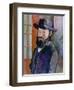 Self Portrait, 1879-Paul Cézanne-Framed Giclee Print