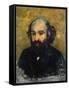 Self-Portrait, 1880-1881-Paul Cézanne-Framed Stretched Canvas