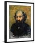 Self-Portrait, 1880-1881-Paul Cézanne-Framed Giclee Print