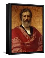 Self Portrait, 1880-Frederick Leighton-Framed Stretched Canvas