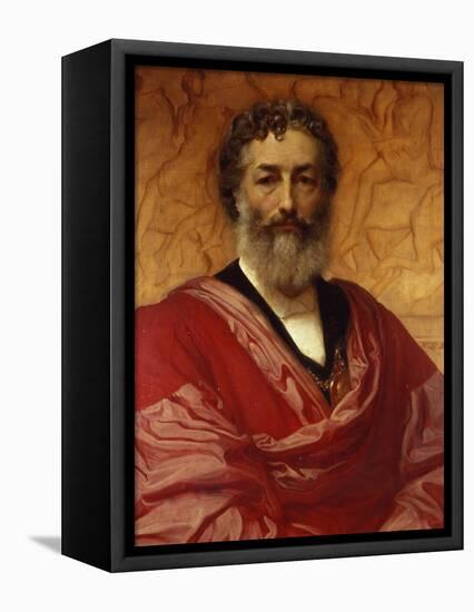 Self Portrait, 1880-Frederick Leighton-Framed Stretched Canvas