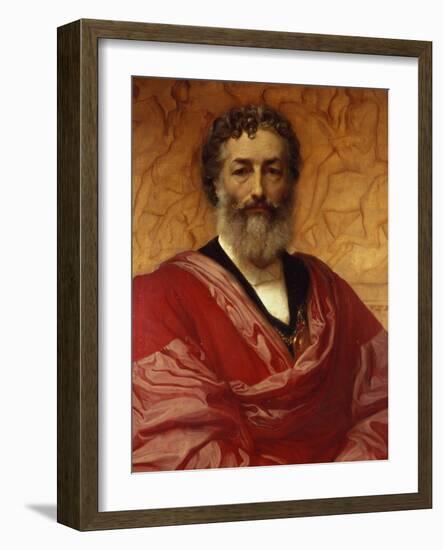 Self Portrait, 1880-Frederick Leighton-Framed Giclee Print