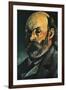 Self-Portrait, 1880-Paul Cézanne-Framed Giclee Print