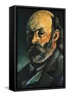 Self-Portrait, 1880-Paul Cézanne-Framed Stretched Canvas