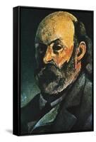 Self-Portrait, 1880-Paul Cézanne-Framed Stretched Canvas