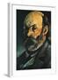 Self-Portrait, 1880-Paul Cézanne-Framed Giclee Print