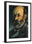 Self-Portrait, 1880-Paul Cézanne-Framed Giclee Print