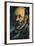 Self-Portrait, 1880-Paul Cézanne-Framed Giclee Print