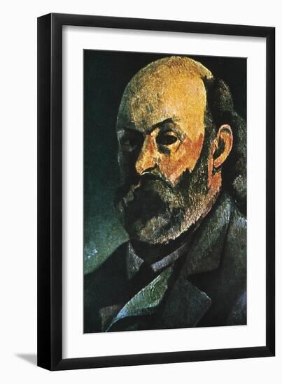 Self-Portrait, 1880-Paul Cézanne-Framed Giclee Print
