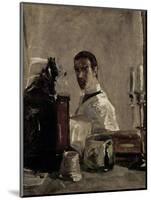 Self Portrait, 1880-Henri de Toulouse-Lautrec-Mounted Premium Giclee Print