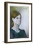 Self-Portrait, 1883 (Pastel on Paper)-Suzanne Valadon-Framed Giclee Print