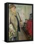 Self portrait, 1883-Christian Krohg-Framed Stretched Canvas