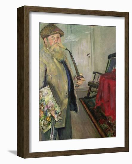 Self portrait, 1883-Christian Krohg-Framed Giclee Print