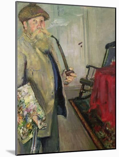 Self portrait, 1883-Christian Krohg-Mounted Giclee Print