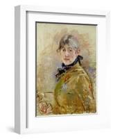 Self Portrait, 1885-Berthe Morisot-Framed Premium Giclee Print