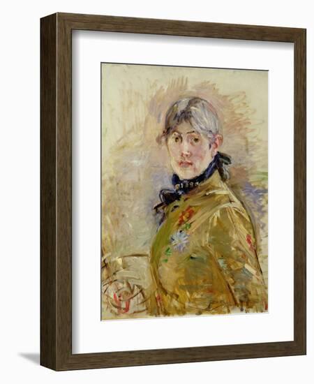 Self Portrait, 1885-Berthe Morisot-Framed Giclee Print