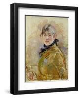 Self Portrait, 1885-Berthe Morisot-Framed Giclee Print