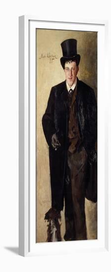 Self-Portrait, 1885-Kalle (1865-93) Lochen-Framed Premium Giclee Print
