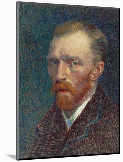 Self-Portrait, 1887 (Oil on Board)-Vincent van Gogh-Mounted Giclee Print