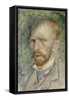 Self-Portrait, 1887-Vincent van Gogh-Framed Stretched Canvas