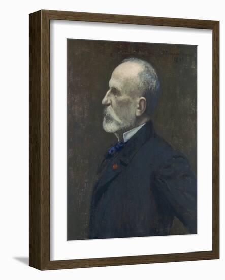 Self Portrait, 1887-Pierre Puvis de Chavannes-Framed Giclee Print