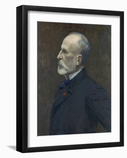 Self Portrait, 1887-Pierre Puvis de Chavannes-Framed Giclee Print