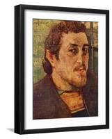 'Self Portrait', 1888-1889, (1936)-Paul Gauguin-Framed Giclee Print