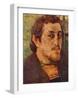 'Self Portrait', 1888-1889, (1936)-Paul Gauguin-Framed Giclee Print