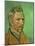 Self Portrait, 1888-Vincent van Gogh-Mounted Giclee Print