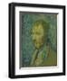 Self-Portrait, 1889 (Oil on Canvas)-Vincent van Gogh-Framed Premium Giclee Print