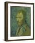 Self-Portrait, 1889 (Oil on Canvas)-Vincent van Gogh-Framed Giclee Print