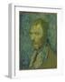 Self-Portrait, 1889 (Oil on Canvas)-Vincent van Gogh-Framed Giclee Print