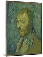 Self-Portrait, 1889 (Oil on Canvas)-Vincent van Gogh-Mounted Giclee Print