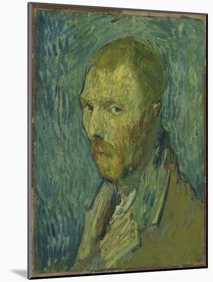 Self-Portrait, 1889 (Oil on Canvas)-Vincent van Gogh-Mounted Giclee Print
