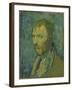 Self-Portrait, 1889 (Oil on Canvas)-Vincent van Gogh-Framed Giclee Print