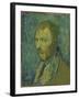 Self-Portrait, 1889 (Oil on Canvas)-Vincent van Gogh-Framed Giclee Print