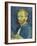 Self Portrait, 1889 - With Paint Palette-Vincent Van Gogh-Framed Giclee Print