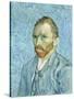 Self Portrait, 1889-Vincent van Gogh-Stretched Canvas