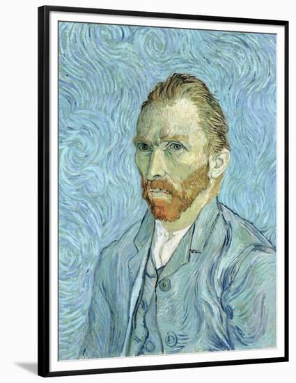 Self Portrait, 1889-Vincent van Gogh-Framed Premium Giclee Print
