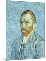 Self Portrait, 1889-Vincent van Gogh-Mounted Premium Giclee Print