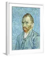 Self Portrait, 1889-Vincent van Gogh-Framed Giclee Print