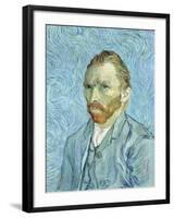 Self Portrait, 1889-Vincent van Gogh-Framed Giclee Print