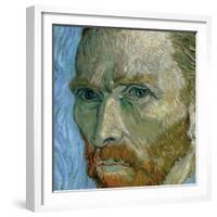 Self Portrait, 1889-Vincent van Gogh-Framed Giclee Print