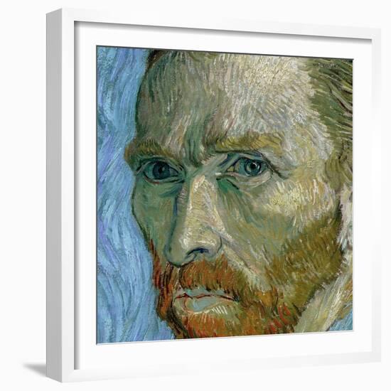 Self Portrait, 1889-Vincent van Gogh-Framed Giclee Print